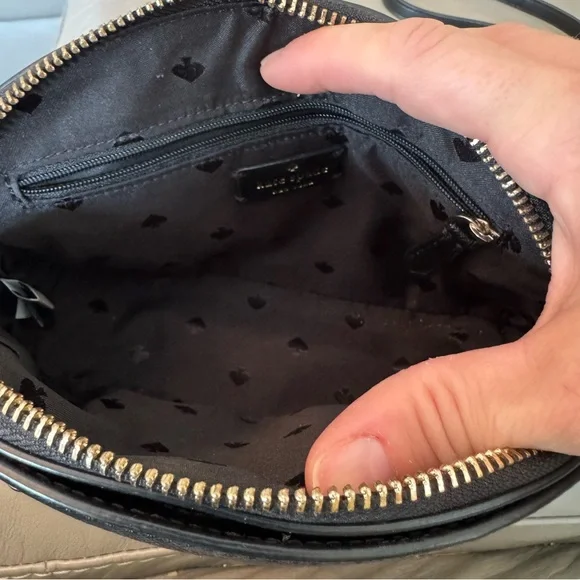 Kate Spade Black Crossbody Bag with Gold Chain - Picture 10 of 10